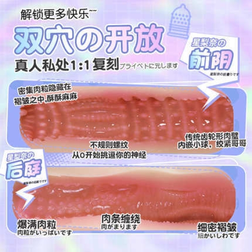 女優(yōu)名器-COC-星梨奈學妹【防水震動】帶胸雙通道 名器